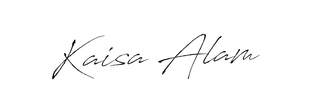 It looks lik you need a new signature style for name Kaisa Alam. Design unique handwritten (Antro_Vectra) signature with our free signature maker in just a few clicks. Kaisa Alam signature style 6 images and pictures png