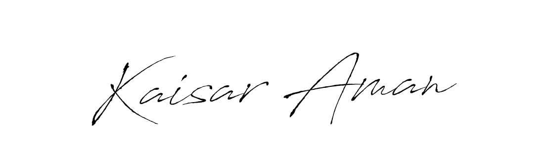 Also we have Kaisar Aman name is the best signature style. Create professional handwritten signature collection using Antro_Vectra autograph style. Kaisar Aman signature style 6 images and pictures png