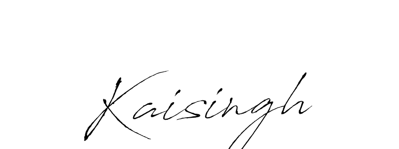 Kaisingh stylish signature style. Best Handwritten Sign (Antro_Vectra) for my name. Handwritten Signature Collection Ideas for my name Kaisingh. Kaisingh signature style 6 images and pictures png