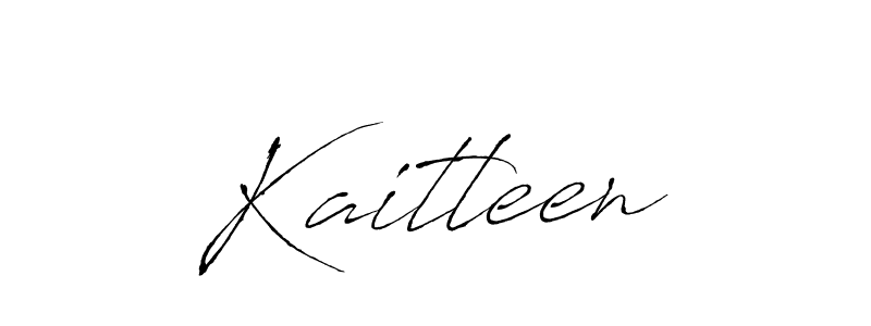 Kaitleen stylish signature style. Best Handwritten Sign (Antro_Vectra) for my name. Handwritten Signature Collection Ideas for my name Kaitleen. Kaitleen signature style 6 images and pictures png