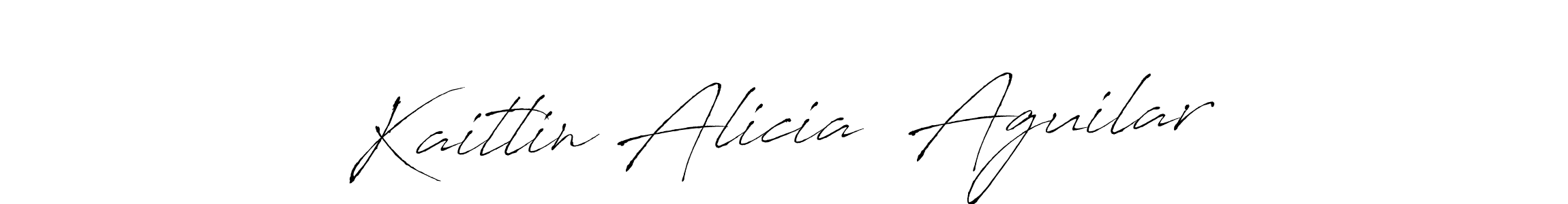 Kaitlin Alicia  Aguilar stylish signature style. Best Handwritten Sign (Antro_Vectra) for my name. Handwritten Signature Collection Ideas for my name Kaitlin Alicia  Aguilar. Kaitlin Alicia  Aguilar signature style 6 images and pictures png