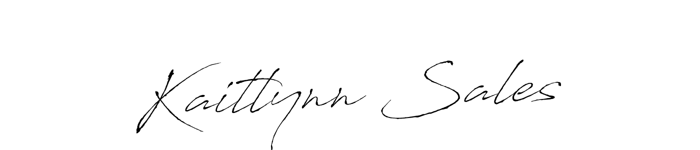 The best way (Antro_Vectra) to make a short signature is to pick only two or three words in your name. The name Kaitlynn Sales include a total of six letters. For converting this name. Kaitlynn Sales signature style 6 images and pictures png