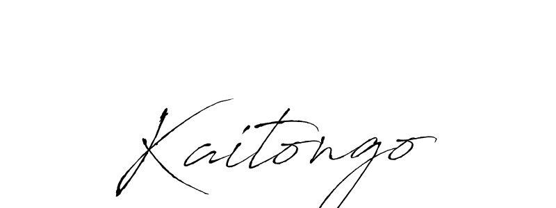 Create a beautiful signature design for name Kaitongo. With this signature (Antro_Vectra) fonts, you can make a handwritten signature for free. Kaitongo signature style 6 images and pictures png