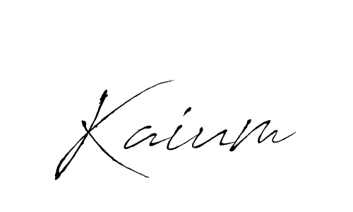 Create a beautiful signature design for name Kaium. With this signature (Antro_Vectra) fonts, you can make a handwritten signature for free. Kaium signature style 6 images and pictures png