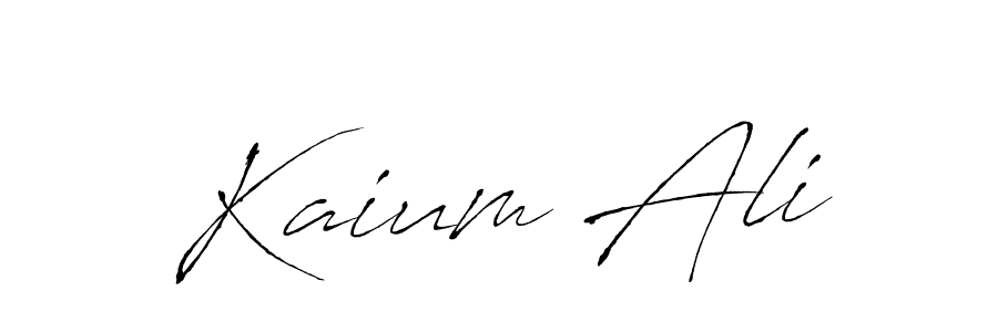 Create a beautiful signature design for name Kaium Ali. With this signature (Antro_Vectra) fonts, you can make a handwritten signature for free. Kaium Ali signature style 6 images and pictures png