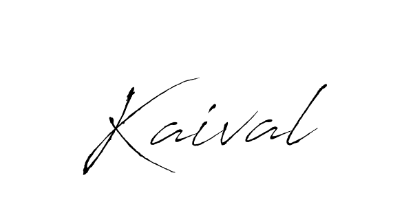 Use a signature maker to create a handwritten signature online. With this signature software, you can design (Antro_Vectra) your own signature for name Kaival. Kaival signature style 6 images and pictures png