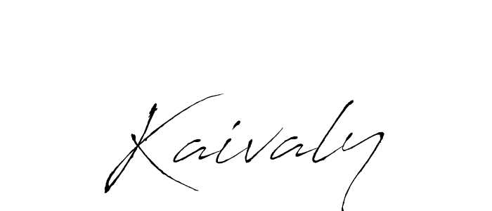 Once you've used our free online signature maker to create your best signature Antro_Vectra style, it's time to enjoy all of the benefits that Kaivaly name signing documents. Kaivaly signature style 6 images and pictures png