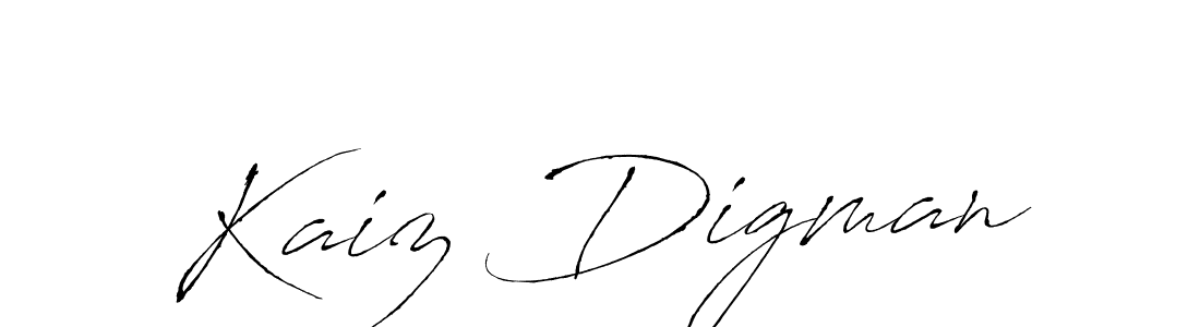 Similarly Antro_Vectra is the best handwritten signature design. Signature creator online .You can use it as an online autograph creator for name Kaiz Digman. Kaiz Digman signature style 6 images and pictures png