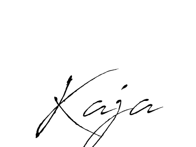 Use a signature maker to create a handwritten signature online. With this signature software, you can design (Antro_Vectra) your own signature for name Kaja. Kaja signature style 6 images and pictures png
