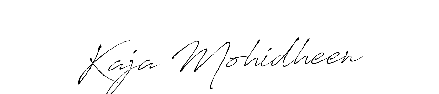 Design your own signature with our free online signature maker. With this signature software, you can create a handwritten (Antro_Vectra) signature for name Kaja Mohidheen. Kaja Mohidheen signature style 6 images and pictures png