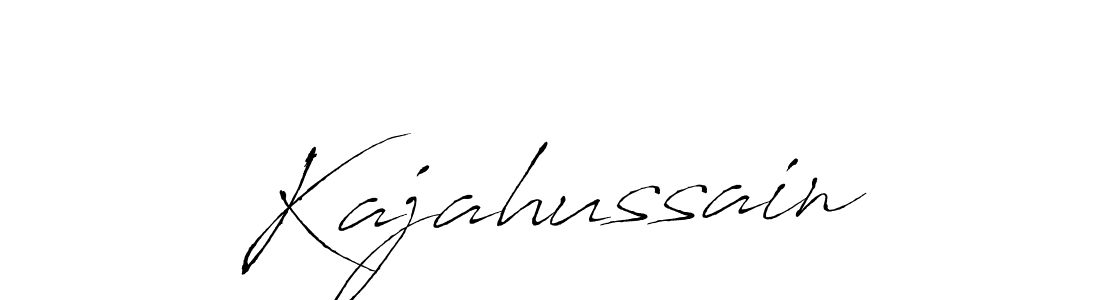 Make a beautiful signature design for name Kajahussain. With this signature (Antro_Vectra) style, you can create a handwritten signature for free. Kajahussain signature style 6 images and pictures png