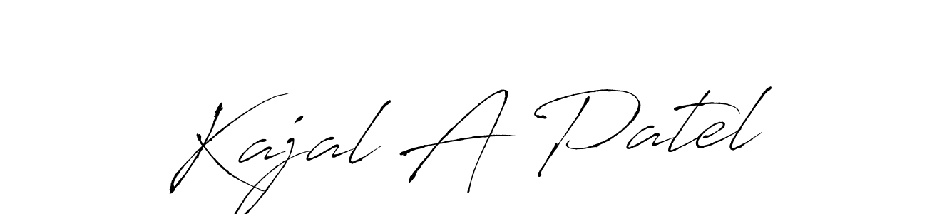 Once you've used our free online signature maker to create your best signature Antro_Vectra style, it's time to enjoy all of the benefits that Kajal A Patel name signing documents. Kajal A Patel signature style 6 images and pictures png