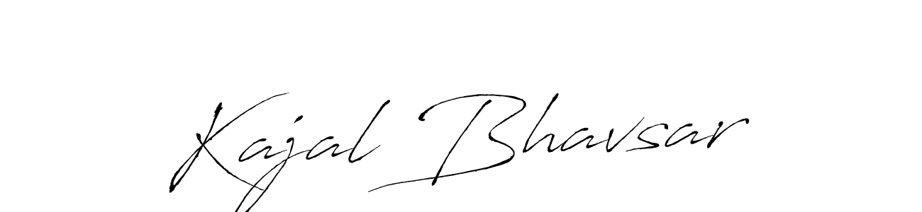 Antro_Vectra is a professional signature style that is perfect for those who want to add a touch of class to their signature. It is also a great choice for those who want to make their signature more unique. Get Kajal Bhavsar name to fancy signature for free. Kajal Bhavsar signature style 6 images and pictures png