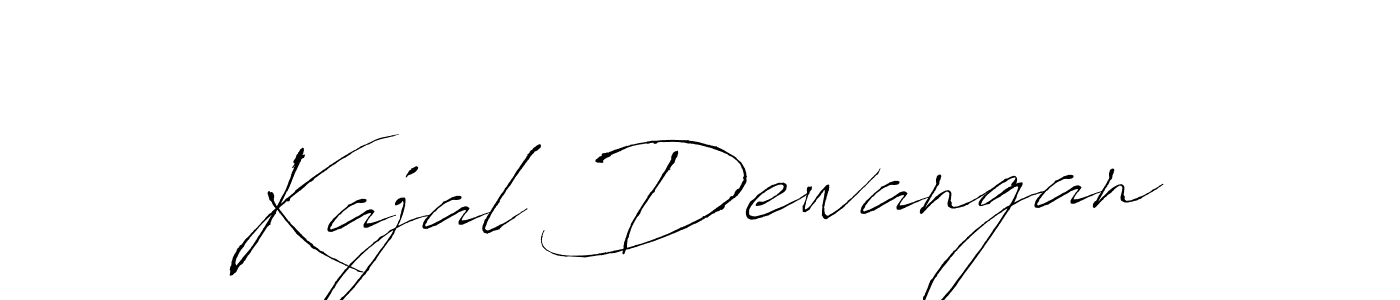 Make a beautiful signature design for name Kajal Dewangan. With this signature (Antro_Vectra) style, you can create a handwritten signature for free. Kajal Dewangan signature style 6 images and pictures png