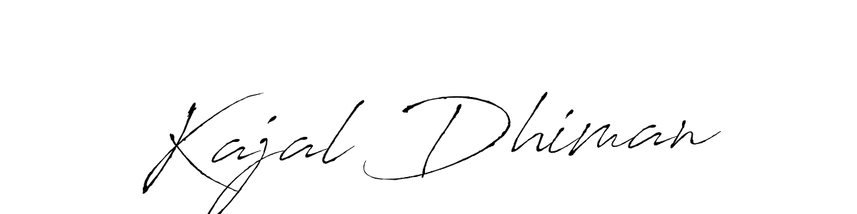 if you are searching for the best signature style for your name Kajal Dhiman. so please give up your signature search. here we have designed multiple signature styles  using Antro_Vectra. Kajal Dhiman signature style 6 images and pictures png