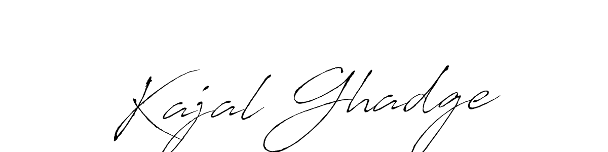 Also You can easily find your signature by using the search form. We will create Kajal Ghadge name handwritten signature images for you free of cost using Antro_Vectra sign style. Kajal Ghadge signature style 6 images and pictures png