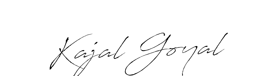 Similarly Antro_Vectra is the best handwritten signature design. Signature creator online .You can use it as an online autograph creator for name Kajal Goyal. Kajal Goyal signature style 6 images and pictures png
