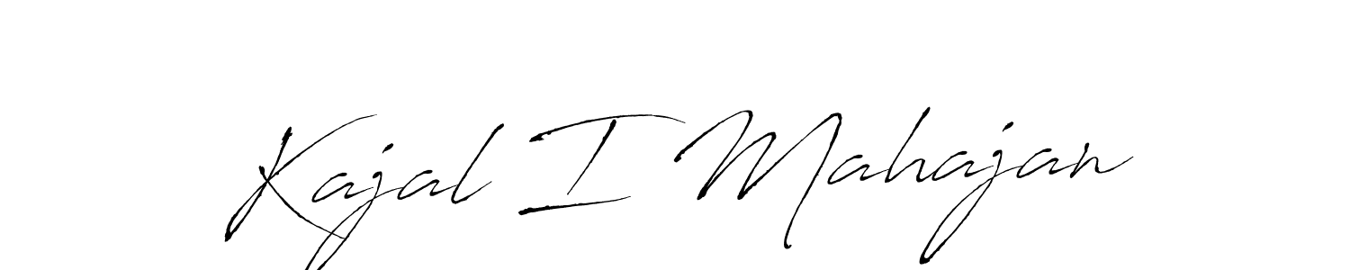 Make a short Kajal I Mahajan signature style. Manage your documents anywhere anytime using Antro_Vectra. Create and add eSignatures, submit forms, share and send files easily. Kajal I Mahajan signature style 6 images and pictures png