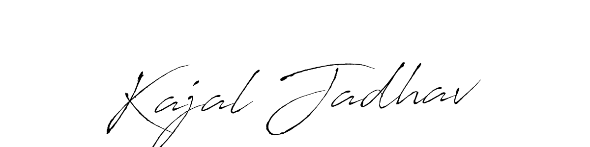 You should practise on your own different ways (Antro_Vectra) to write your name (Kajal Jadhav) in signature. don't let someone else do it for you. Kajal Jadhav signature style 6 images and pictures png