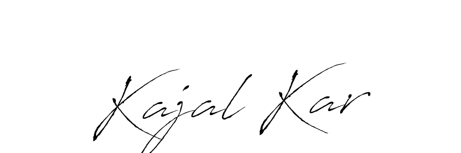 How to make Kajal Kar signature? Antro_Vectra is a professional autograph style. Create handwritten signature for Kajal Kar name. Kajal Kar signature style 6 images and pictures png