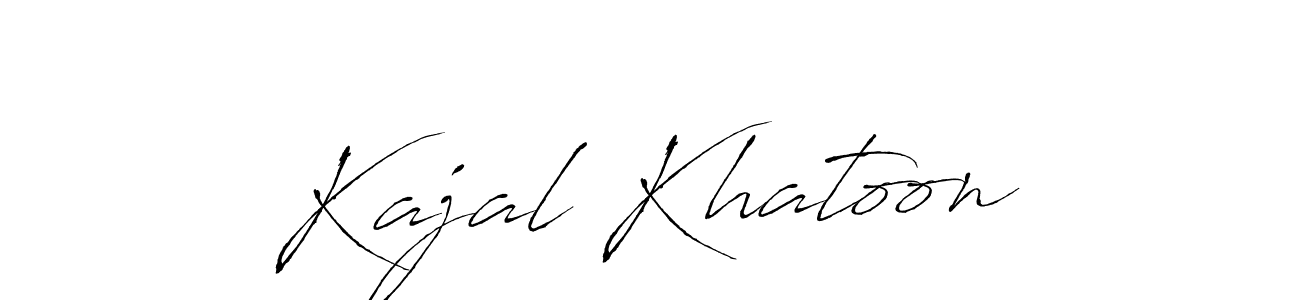 Also You can easily find your signature by using the search form. We will create Kajal Khatoon name handwritten signature images for you free of cost using Antro_Vectra sign style. Kajal Khatoon signature style 6 images and pictures png