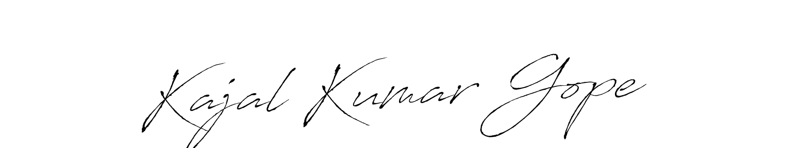 Also You can easily find your signature by using the search form. We will create Kajal Kumar Gope name handwritten signature images for you free of cost using Antro_Vectra sign style. Kajal Kumar Gope signature style 6 images and pictures png