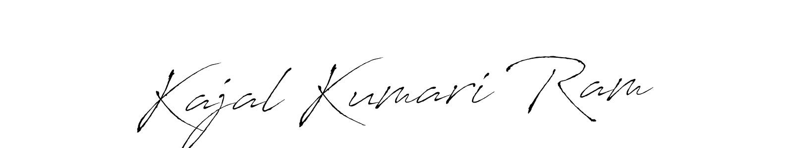 Similarly Antro_Vectra is the best handwritten signature design. Signature creator online .You can use it as an online autograph creator for name Kajal Kumari Ram. Kajal Kumari Ram signature style 6 images and pictures png