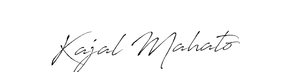 How to make Kajal Mahato signature? Antro_Vectra is a professional autograph style. Create handwritten signature for Kajal Mahato name. Kajal Mahato signature style 6 images and pictures png