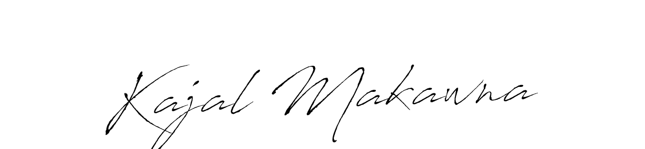 Make a beautiful signature design for name Kajal Makawna. Use this online signature maker to create a handwritten signature for free. Kajal Makawna signature style 6 images and pictures png