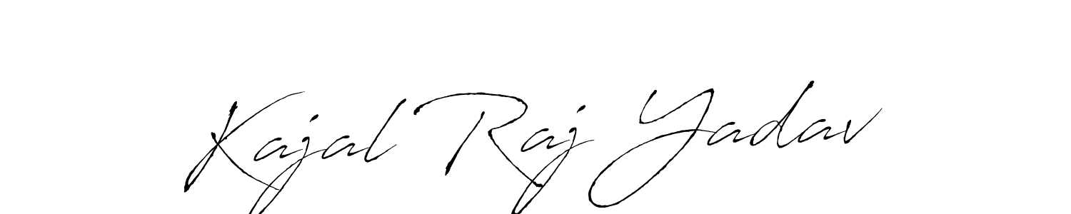 It looks lik you need a new signature style for name Kajal Raj Yadav. Design unique handwritten (Antro_Vectra) signature with our free signature maker in just a few clicks. Kajal Raj Yadav signature style 6 images and pictures png