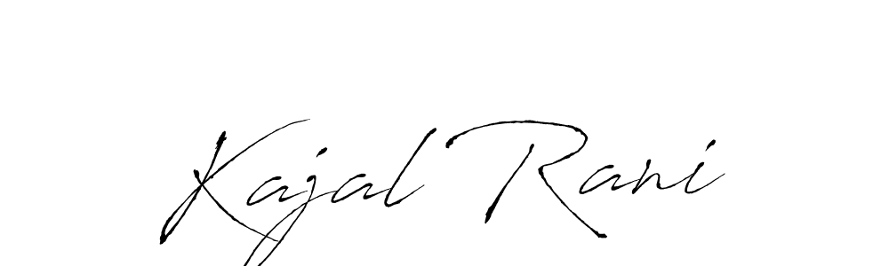 Use a signature maker to create a handwritten signature online. With this signature software, you can design (Antro_Vectra) your own signature for name Kajal Rani. Kajal Rani signature style 6 images and pictures png
