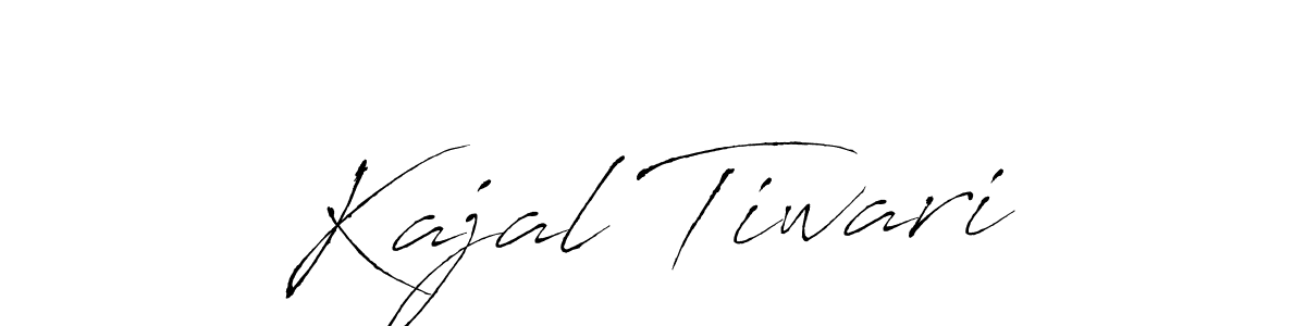 How to make Kajal Tiwari signature? Antro_Vectra is a professional autograph style. Create handwritten signature for Kajal Tiwari name. Kajal Tiwari signature style 6 images and pictures png