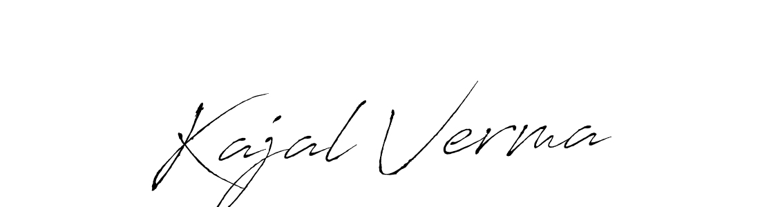 Use a signature maker to create a handwritten signature online. With this signature software, you can design (Antro_Vectra) your own signature for name Kajal Verma. Kajal Verma signature style 6 images and pictures png