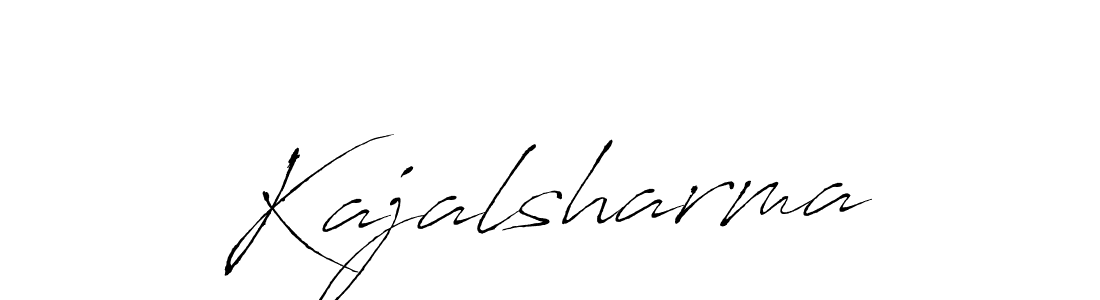 Similarly Antro_Vectra is the best handwritten signature design. Signature creator online .You can use it as an online autograph creator for name Kajalsharma. Kajalsharma signature style 6 images and pictures png