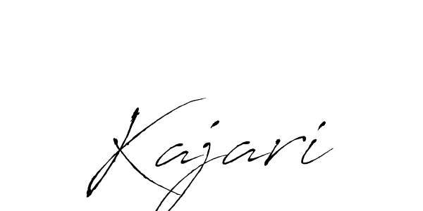 You should practise on your own different ways (Antro_Vectra) to write your name (Kajari) in signature. don't let someone else do it for you. Kajari signature style 6 images and pictures png
