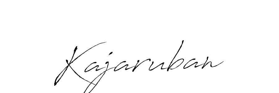 Design your own signature with our free online signature maker. With this signature software, you can create a handwritten (Antro_Vectra) signature for name Kajaruban. Kajaruban signature style 6 images and pictures png