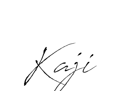 Use a signature maker to create a handwritten signature online. With this signature software, you can design (Antro_Vectra) your own signature for name Kaji. Kaji signature style 6 images and pictures png