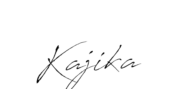 Kajika stylish signature style. Best Handwritten Sign (Antro_Vectra) for my name. Handwritten Signature Collection Ideas for my name Kajika. Kajika signature style 6 images and pictures png