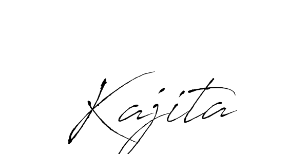 How to make Kajita signature? Antro_Vectra is a professional autograph style. Create handwritten signature for Kajita name. Kajita signature style 6 images and pictures png