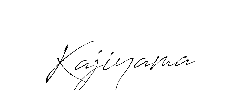 Make a beautiful signature design for name Kajiyama. With this signature (Antro_Vectra) style, you can create a handwritten signature for free. Kajiyama signature style 6 images and pictures png