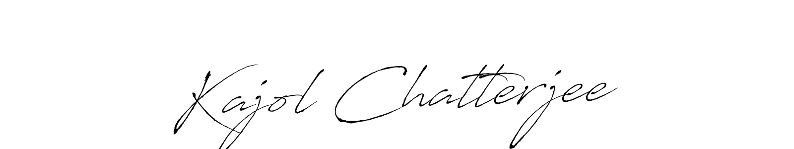 Make a beautiful signature design for name Kajol Chatterjee. With this signature (Antro_Vectra) style, you can create a handwritten signature for free. Kajol Chatterjee signature style 6 images and pictures png