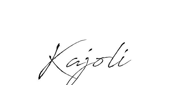 How to make Kajoli signature? Antro_Vectra is a professional autograph style. Create handwritten signature for Kajoli name. Kajoli signature style 6 images and pictures png