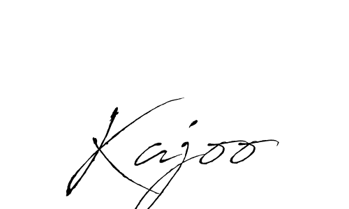 You should practise on your own different ways (Antro_Vectra) to write your name (Kajoo) in signature. don't let someone else do it for you. Kajoo signature style 6 images and pictures png