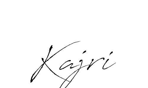Use a signature maker to create a handwritten signature online. With this signature software, you can design (Antro_Vectra) your own signature for name Kajri. Kajri signature style 6 images and pictures png
