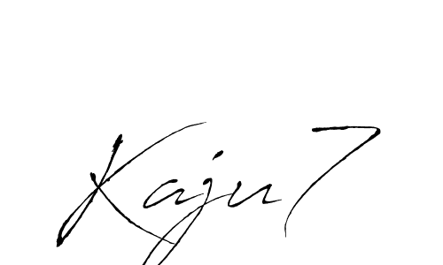 Similarly Antro_Vectra is the best handwritten signature design. Signature creator online .You can use it as an online autograph creator for name Kaju7. Kaju7 signature style 6 images and pictures png