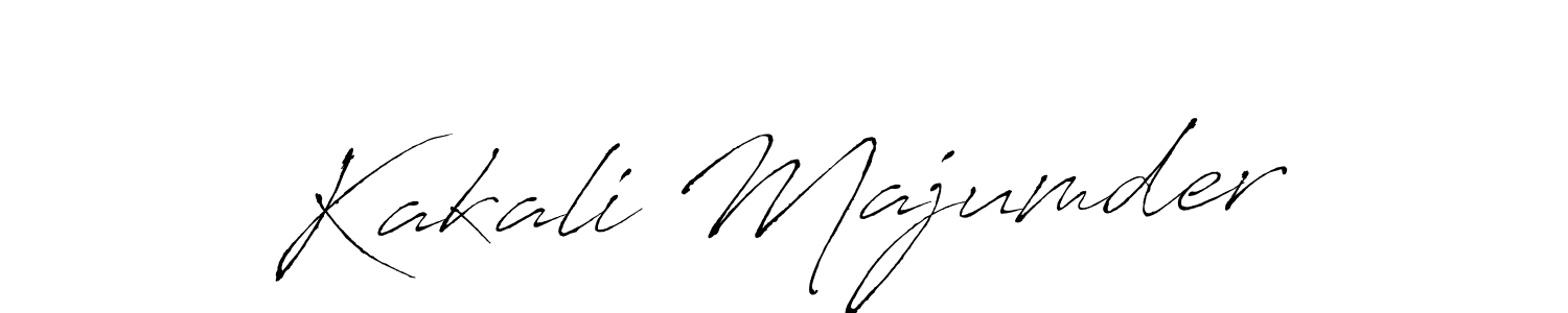 Kakali Majumder stylish signature style. Best Handwritten Sign (Antro_Vectra) for my name. Handwritten Signature Collection Ideas for my name Kakali Majumder. Kakali Majumder signature style 6 images and pictures png