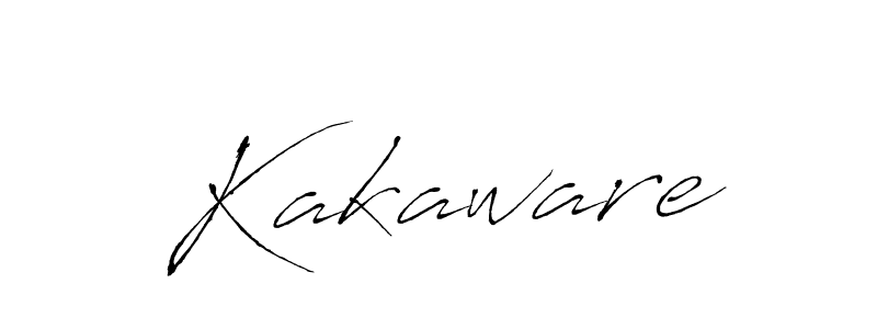 Kakaware stylish signature style. Best Handwritten Sign (Antro_Vectra) for my name. Handwritten Signature Collection Ideas for my name Kakaware. Kakaware signature style 6 images and pictures png