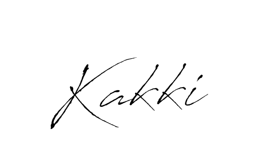 Design your own signature with our free online signature maker. With this signature software, you can create a handwritten (Antro_Vectra) signature for name Kakki. Kakki signature style 6 images and pictures png