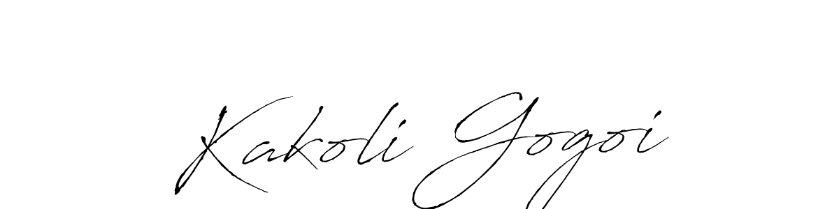 This is the best signature style for the Kakoli Gogoi name. Also you like these signature font (Antro_Vectra). Mix name signature. Kakoli Gogoi signature style 6 images and pictures png