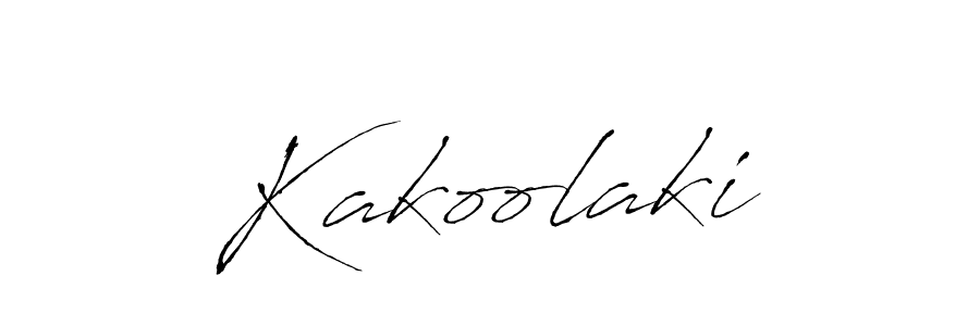 Make a beautiful signature design for name Kakoolaki. With this signature (Antro_Vectra) style, you can create a handwritten signature for free. Kakoolaki signature style 6 images and pictures png